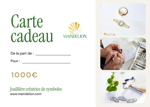 Carte cadeau Maindelion